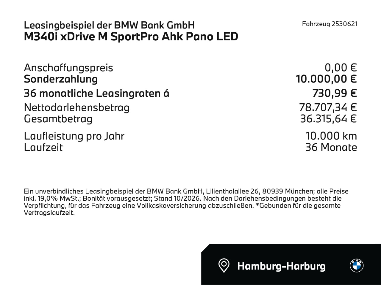 M340i xDrive M SportPro Ahk Pano LED Sportpaket Bluetooth HUD Navi Vollleder Klima PDC el. Fenster 2