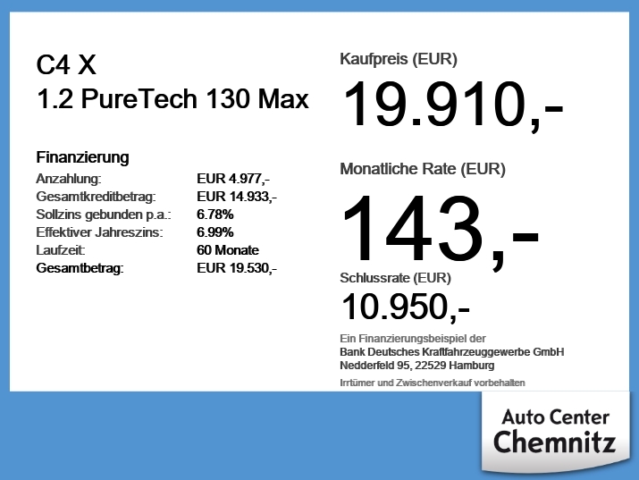 1.2 PureTech 130 Max LED/Navi/2xKlima/Kam. 5