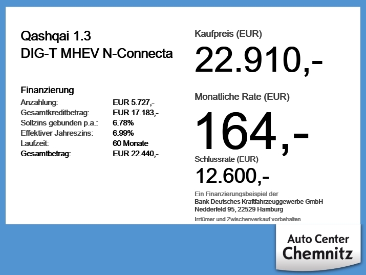 1.3 DIG-T MHEV N-Connecta 2xKlima+360+LM 6